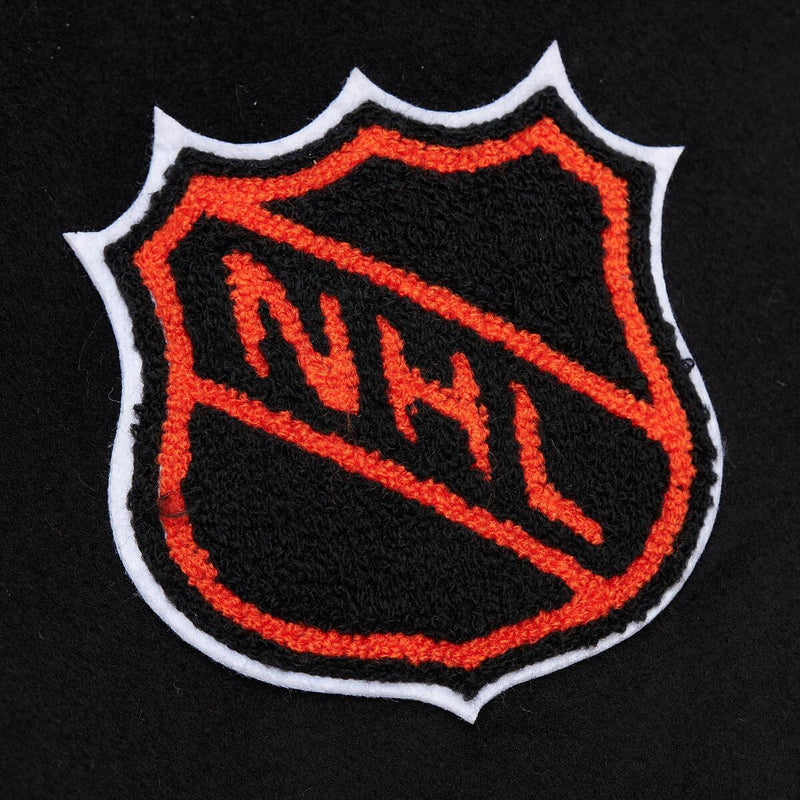 NHL BLACK OUT COLLECTION VARSITY JACKET CURRENT LOGO PENGUINS Black JK11349-PPEBLCK - Image 5 NHL BLACK OUT COLLECTION VARSITY JACKET CURRENT LOGO PENGUINS Black JK11349-PPEBLCK - Image 5