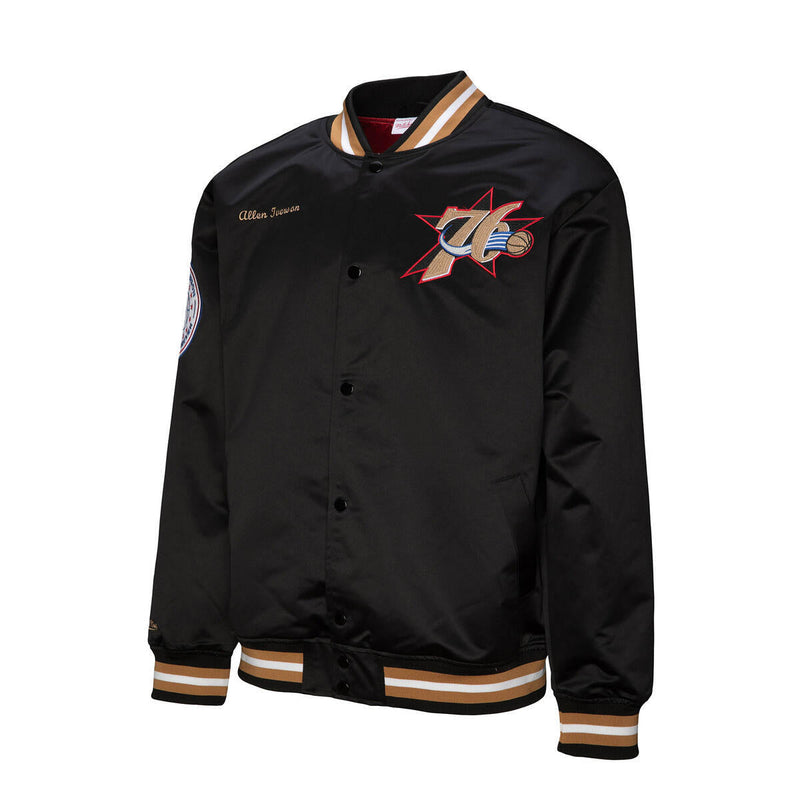 NBA LEGENDS COLLECTION SATIN JACKET PHILADELPHIA 76ERS ALLEN IVERSON - Image 1 NBA LEGENDS COLLECTION SATIN JACKET PHILADELPHIA 76ERS ALLEN IVERSON - Image 1