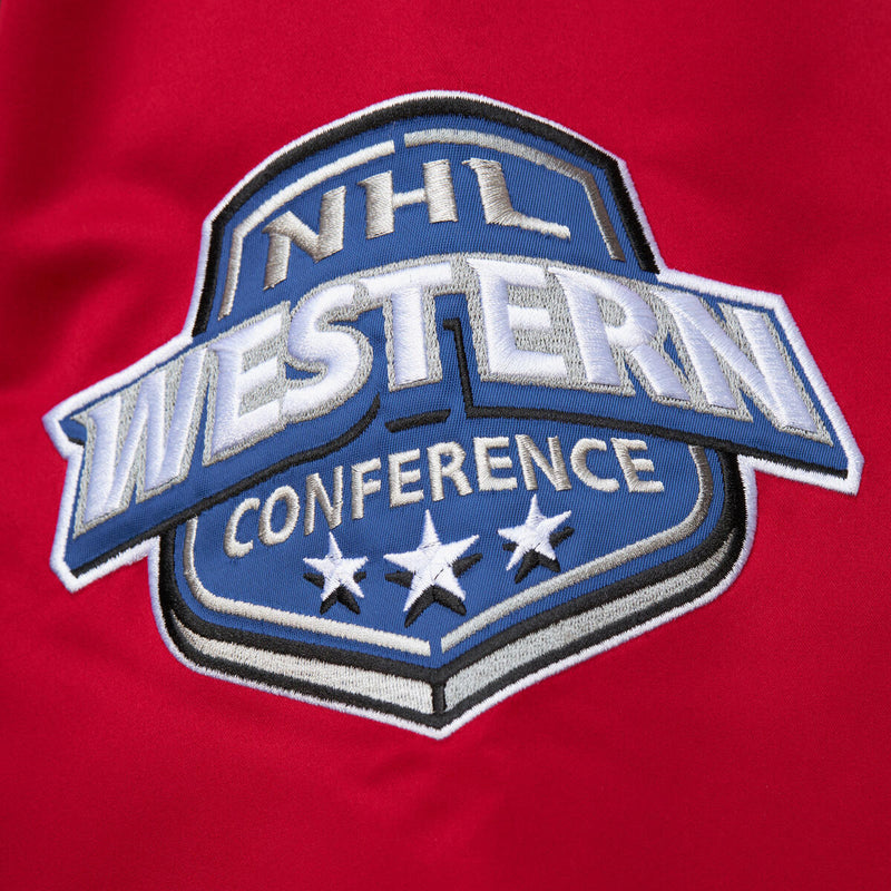 NHL PRIMETIME HEAVYWEIGHT SATIN JACKET CURRENT LOGO BLACKHAWKS Black JK8077-CBHBLCK - Image 5 NHL PRIMETIME HEAVYWEIGHT SATIN JACKET CURRENT LOGO BLACKHAWKS Black JK8077-CBHBLCK - Image 5