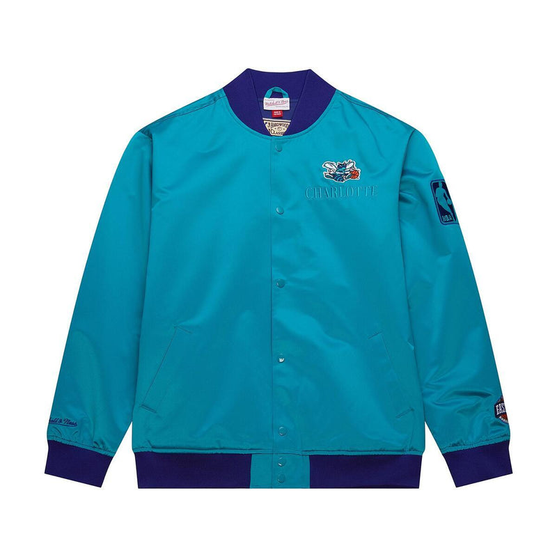 NBA TEAM OG 3.0 LIGHTWEIGHT SATIN JACKET VINTAGE LOGO HORNETS Hornets Blue JK8087-CHOHRBL - Image 1 NBA TEAM OG 3.0 LIGHTWEIGHT SATIN JACKET VINTAGE LOGO HORNETS Hornets Blue JK8087-CHOHRBL - Image 1