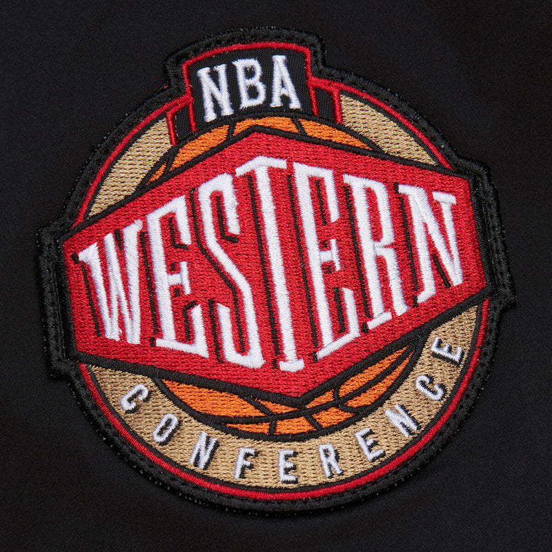 NBA TEAM LEADER SATIN BOMBER VINTAGE LOGO LAKERS - Image 3 NBA TEAM LEADER SATIN BOMBER VINTAGE LOGO LAKERS - Image 3