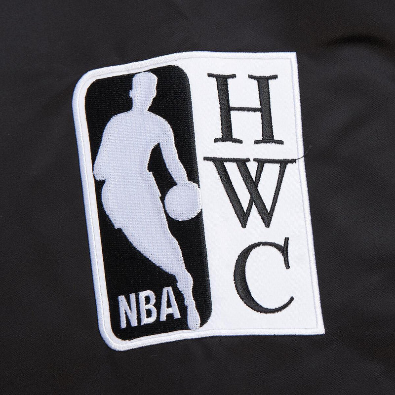 NBA PRIMETIME HEAVYWEIGHT SATIN JACKET VINTAGE LOGO HEAT - Image 4 NBA PRIMETIME HEAVYWEIGHT SATIN JACKET VINTAGE LOGO HEAT - Image 4