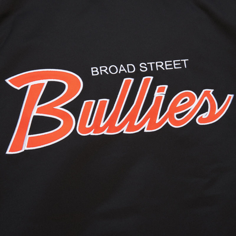 NHL PRIMETIME HEAVYWEIGHT SATIN JACKET VINTAGE LOGO FLYERS Black JK8453-PFLBLCK - Image 5 NHL PRIMETIME HEAVYWEIGHT SATIN JACKET VINTAGE LOGO FLYERS Black JK8453-PFLBLCK - Image 5