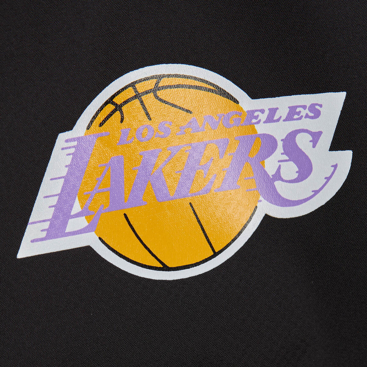 NBA COACHES JACKET LAKERS Black JK8698-LALBLCK - Image 4