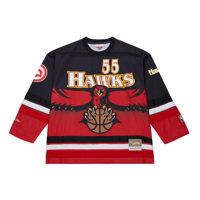 NBA MAXXED OUT FASHION HOCKEY JERSEY HAWKS DIKEMBE MUTOMBO - Image 1