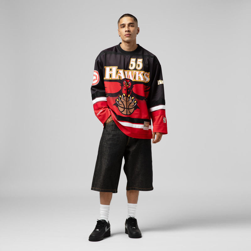 NBA MAXXED OUT FASHION HOCKEY JERSEY HAWKS DIKEMBE MUTOMBO - Image 8 NBA MAXXED OUT FASHION HOCKEY JERSEY HAWKS DIKEMBE MUTOMBO - Image 8