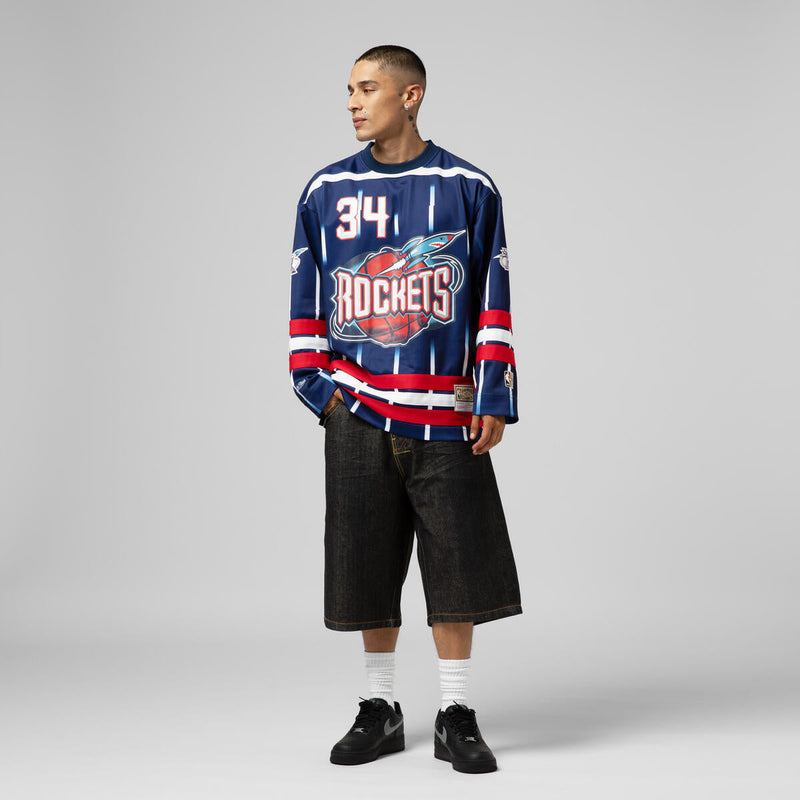NBA MAXXED OUT FASHION HOCKEY JERSEY ROCKETS HAKEEM OLAJUWON - Image 8 NBA MAXXED OUT FASHION HOCKEY JERSEY ROCKETS HAKEEM OLAJUWON - Image 8