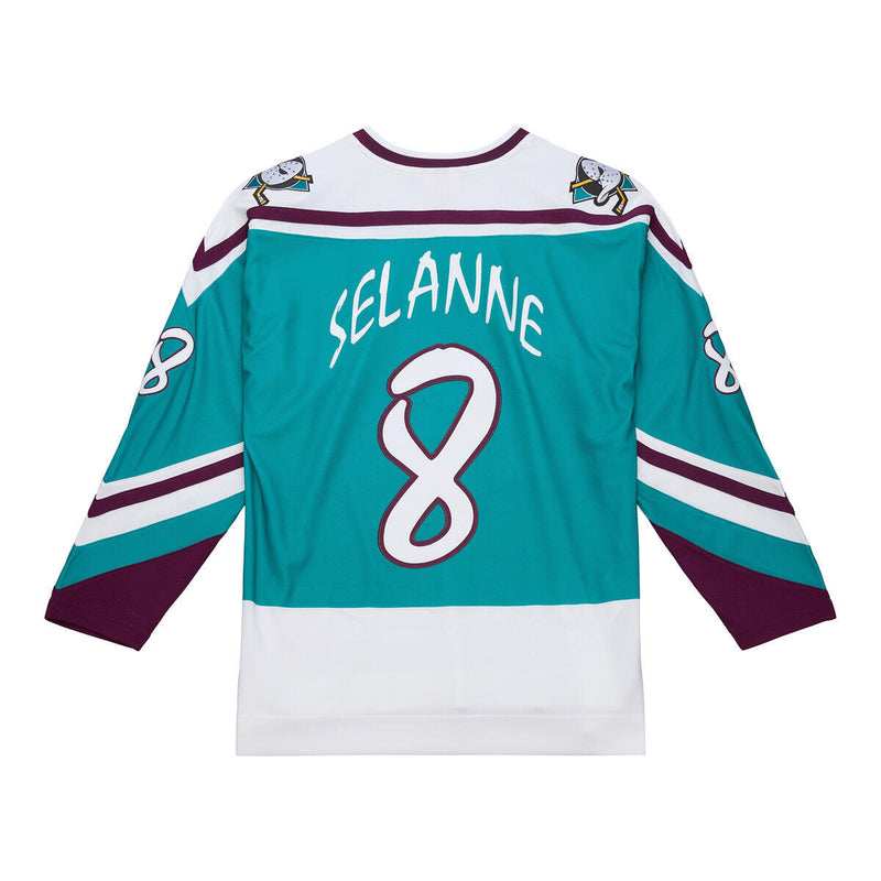NHL ALTERNATE JERSEY DUCKS 1995 TEEMU SELANNE - DUCKS TEAL - Image 2 NHL ALTERNATE JERSEY DUCKS 1995 TEEMU SELANNE - DUCKS TEAL - Image 2