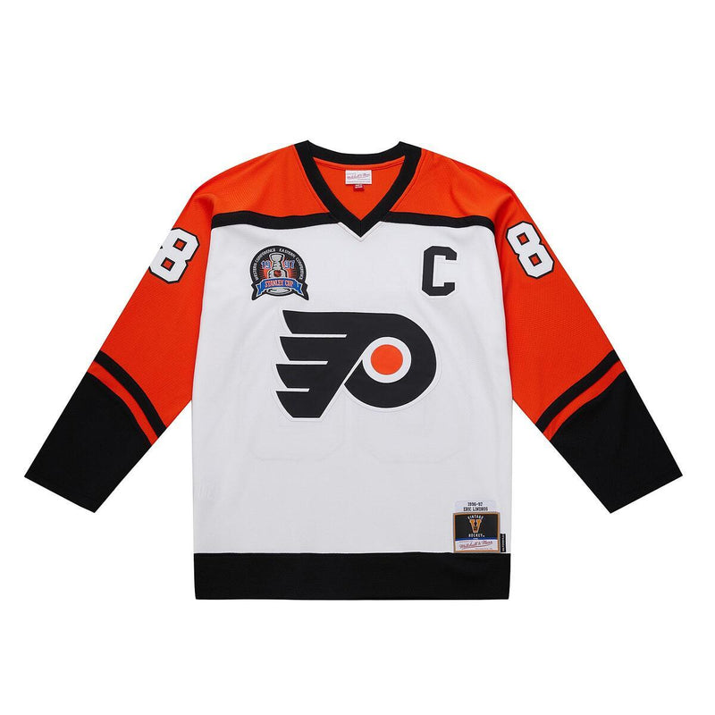 NHL WHITE JERSEY FLYERS 1996 ERIC LINDROS White JY8921-PFLWHIT - Image 1 NHL WHITE JERSEY FLYERS 1996 ERIC LINDROS White JY8921-PFLWHIT - Image 1