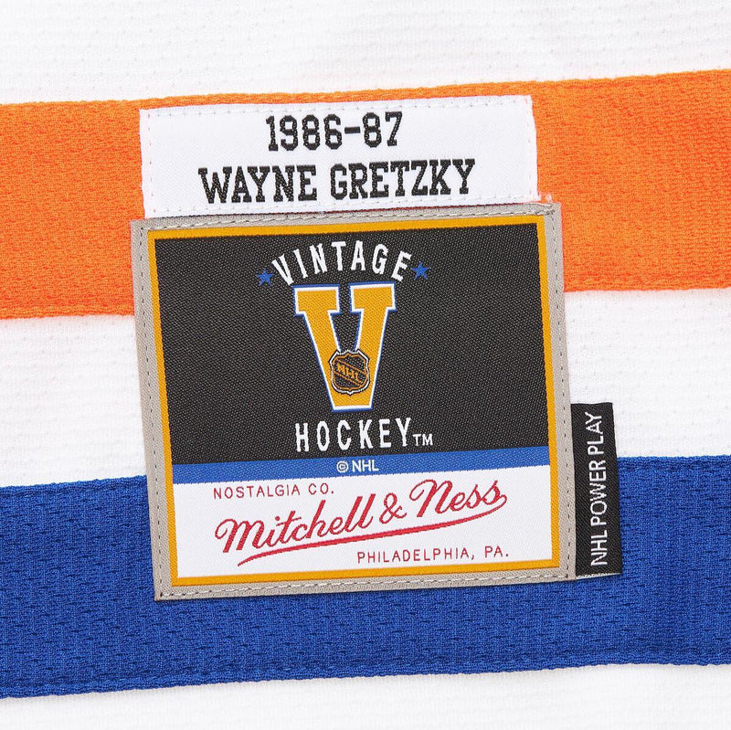 NHL WHITE JERSEY OILERS 1986 WAYNE GRETZKY White JY8933-EDOWHIT - Image 3 NHL WHITE JERSEY OILERS 1986 WAYNE GRETZKY White JY8933-EDOWHIT - Image 3