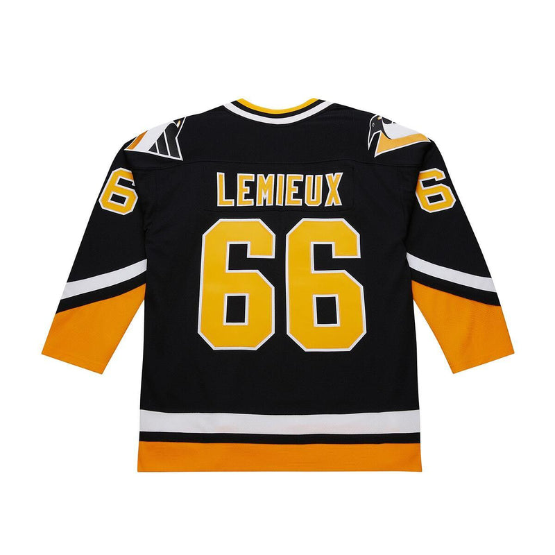 NHL DARK JERSEY PENGUINS 1992 MARIO LEMIEUX - Black - Image 2 NHL DARK JERSEY PENGUINS 1992 MARIO LEMIEUX - Black - Image 2