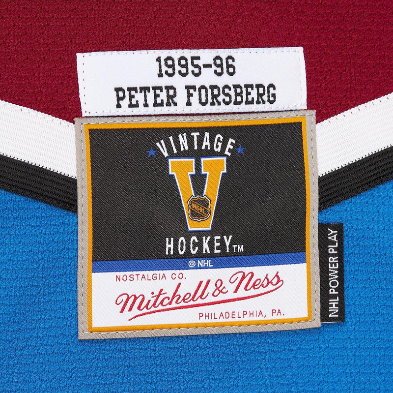 NHL DARK JERSEY AVALANCHE 1995 PETER FORSBERG - Maroon - Image 4 NHL DARK JERSEY AVALANCHE 1995 PETER FORSBERG - Maroon - Image 4