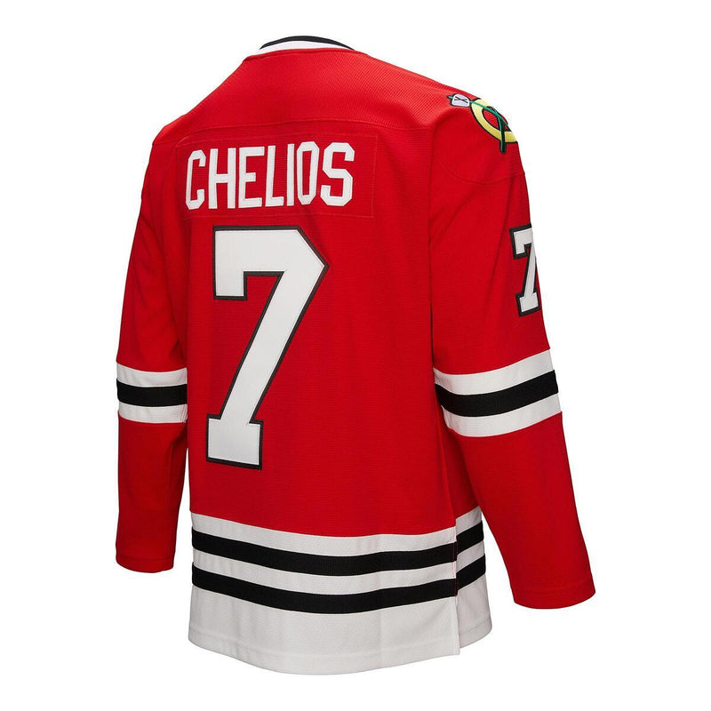 NHL DARK JERSEY CHICAGO BLACKHAWKS 1991 CHRIS CHELIOS - Image 9 NHL DARK JERSEY CHICAGO BLACKHAWKS 1991 CHRIS CHELIOS - Image 9