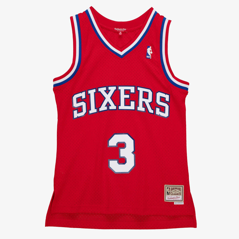 NBA WOMEN'S SWINGMAN JERSEY PHILADELPHIA 76ERS 2002 ALLEN IVERSON - Image 1 NBA WOMEN'S SWINGMAN JERSEY PHILADELPHIA 76ERS 2002 ALLEN IVERSON - Image 1