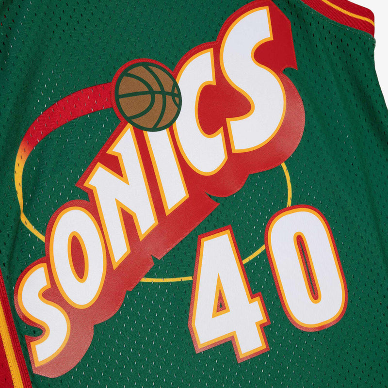 NBA WOMEN'S SWINGMAN JERSEY SEATTLE SUPERSONICS 1995 SHAWN KEMP - Image 3 NBA WOMEN'S SWINGMAN JERSEY SEATTLE SUPERSONICS 1995 SHAWN KEMP - Image 3