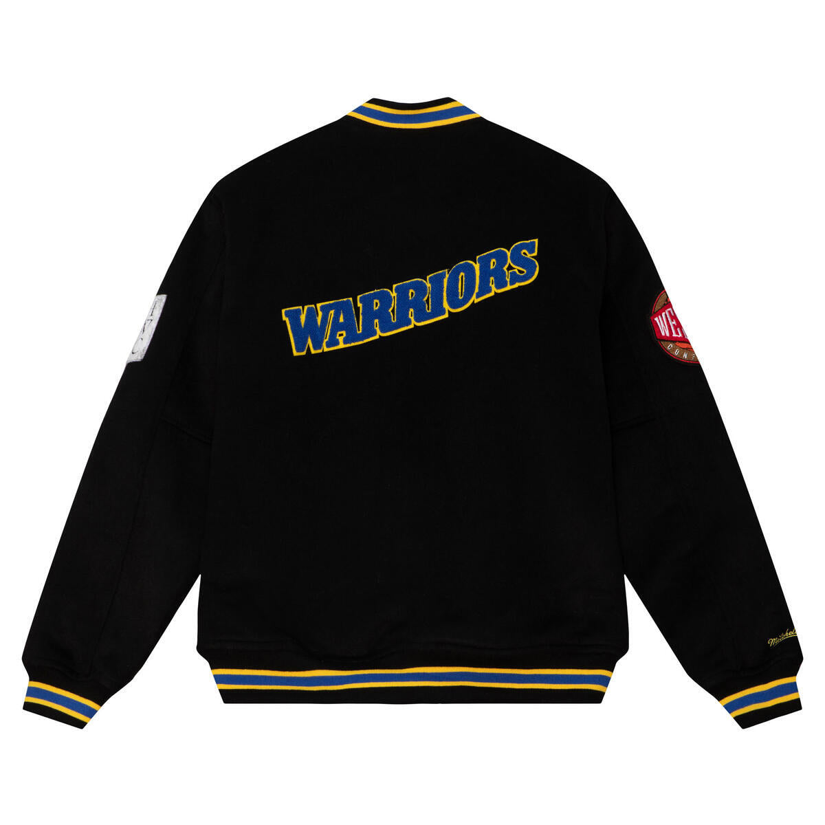 NBA VARSITY JACKET WARRIORS - Black - Image 2