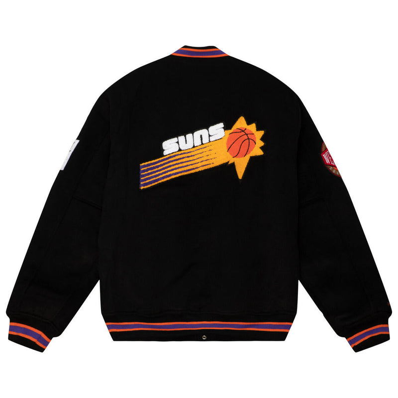 NBA VARSITY JACKET SUNS Black OJBF5376-PSUYYPPPBLCK - Image 2 NBA VARSITY JACKET SUNS Black OJBF5376-PSUYYPPPBLCK - Image 2