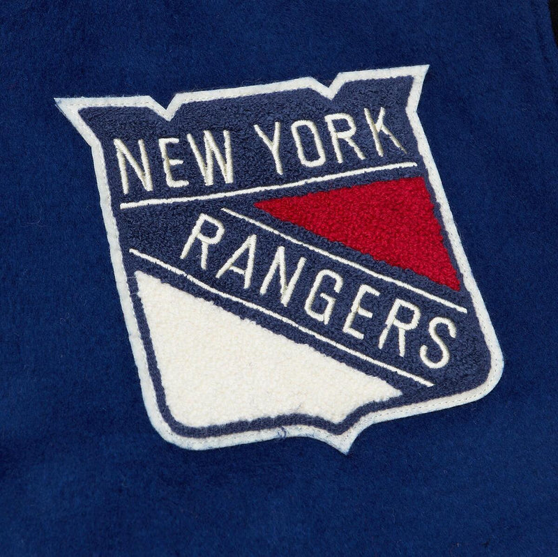 NHL TEAM LEGACY VARSITY JACKET RANGERS - Royal-Black - Image 3 NHL TEAM LEGACY VARSITY JACKET RANGERS - Royal-Black - Image 3