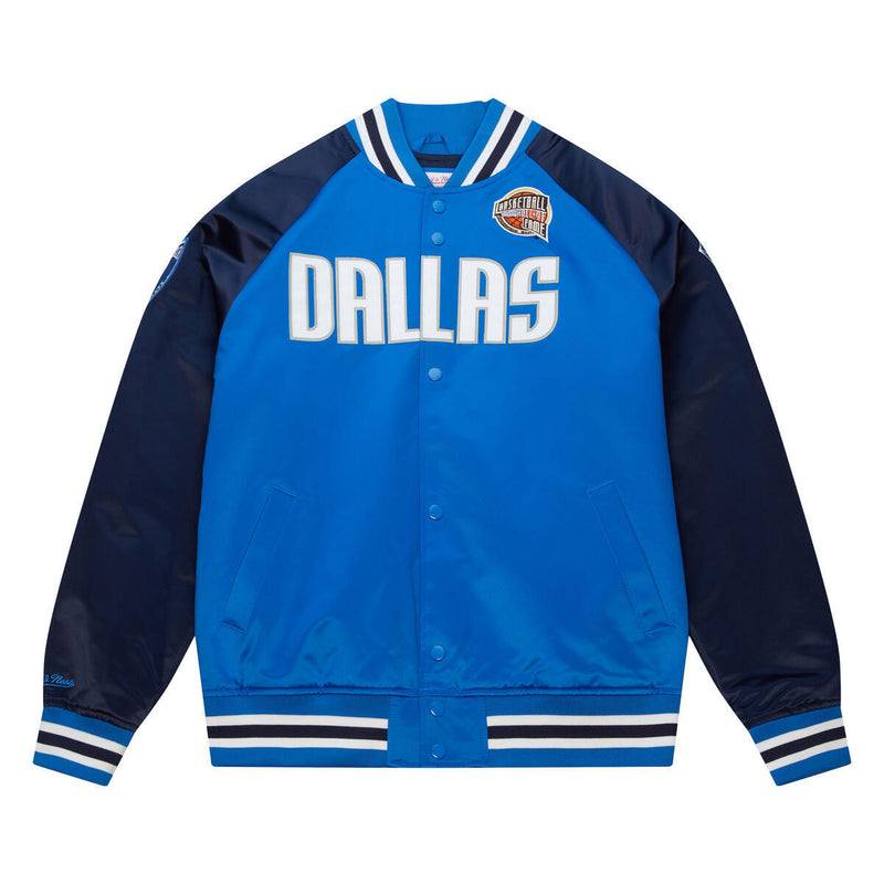 NBA HOF N&N SATIN JACKET MAVERICKS DIRK NOWITZKI - Royal-Navy - Image 1 NBA HOF N&N SATIN JACKET MAVERICKS DIRK NOWITZKI - Royal-Navy - Image 1