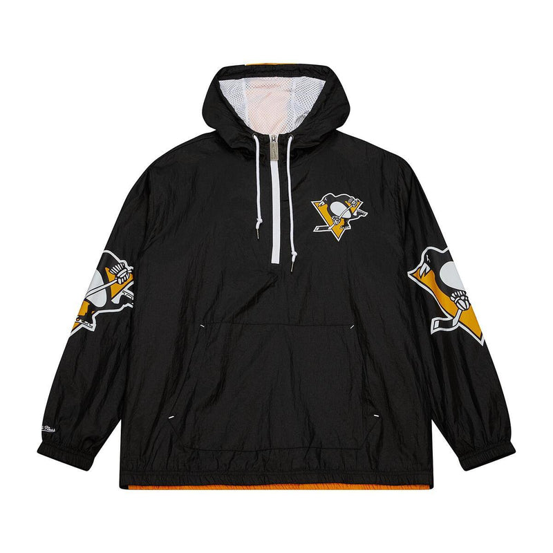 NHL TEAM OG 2.0 ANORAK WINDBREAKER PENGUINS Black OJPO5527-PPEYYPPPBLCK - Image 1 NHL TEAM OG 2.0 ANORAK WINDBREAKER PENGUINS Black OJPO5527-PPEYYPPPBLCK - Image 1
