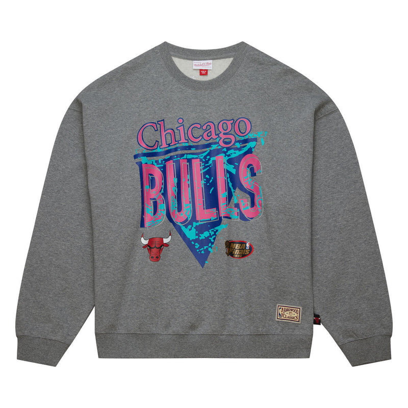 NBA 90S REFLECTIVE HEATHER CREWNECK SWEATSHIRT BULLS Grey Heather OJPO6777-CBUYYPPPGYHT - Image 1 NBA 90S REFLECTIVE HEATHER CREWNECK SWEATSHIRT BULLS Grey Heather OJPO6777-CBUYYPPPGYHT - Image 1