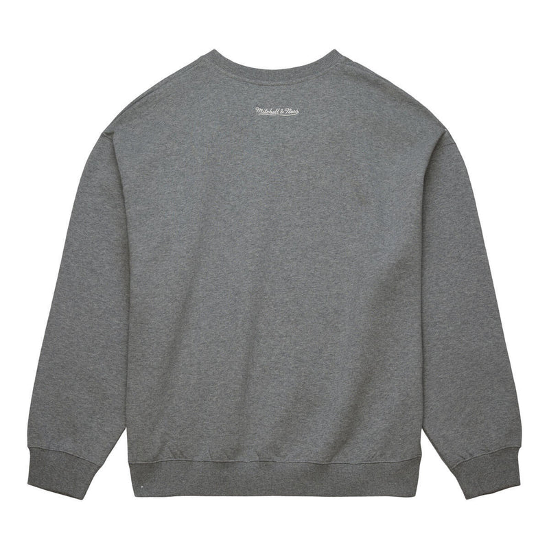 NBA 90S REFLECTIVE HEATHER CREWNECK SWEATSHIRT LAKERS - Grey Heather - Image 2 NBA 90S REFLECTIVE HEATHER CREWNECK SWEATSHIRT LAKERS - Grey Heather - Image 2