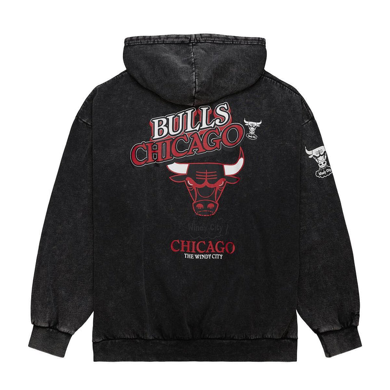 NBA OVERSIZED GRAPHIC HOODIE BULLS Black OJPO6799-CBUYYPPPBLCK - Image 2 NBA OVERSIZED GRAPHIC HOODIE BULLS Black OJPO6799-CBUYYPPPBLCK - Image 2