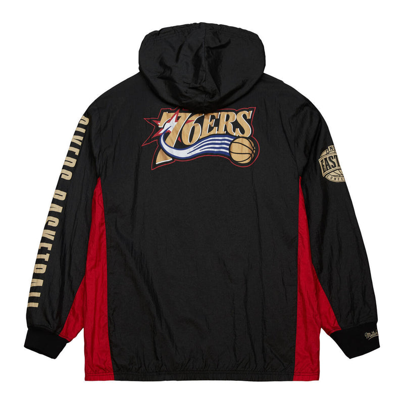 NBA TEAM OG 2.0 ANORAK WINDBREAKER VINTAGE LOGO 76ERS Black OJPO7093-P76YYPPPBLCK - Image 4 NBA TEAM OG 2.0 ANORAK WINDBREAKER VINTAGE LOGO 76ERS Black OJPO7093-P76YYPPPBLCK - Image 4