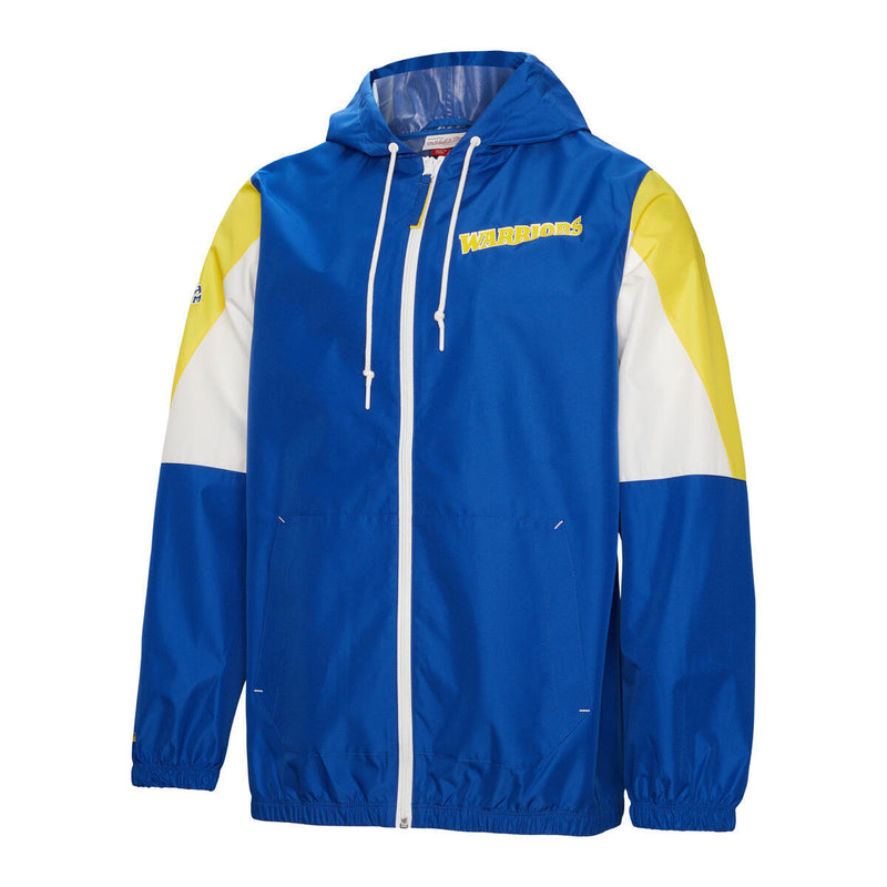NBA THROW IT BACK FULL ZIP WINDBREAKER WARRIORS - Image 6 NBA THROW IT BACK FULL ZIP WINDBREAKER WARRIORS - Image 6