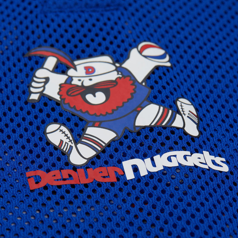 NBA WOMEN'S CROPPED LS MESH HENLEY NUGGETS - Image 3 NBA WOMEN'S CROPPED LS MESH HENLEY NUGGETS - Image 3