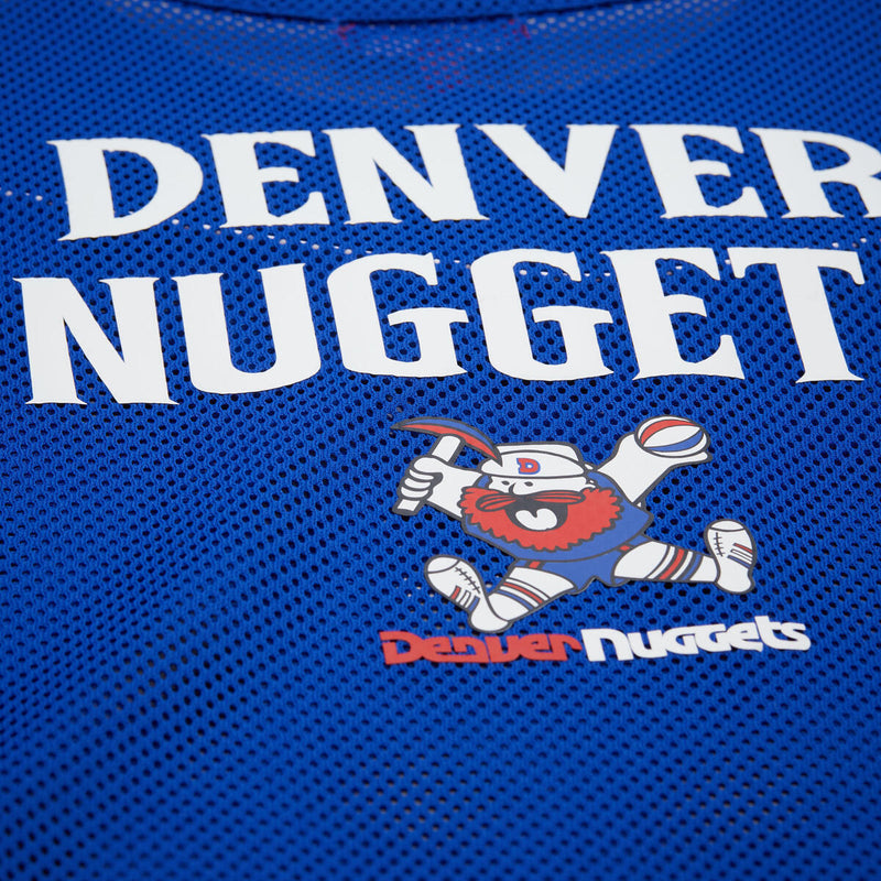 NBA WOMEN'S CROPPED LS MESH HENLEY NUGGETS - Image 5 NBA WOMEN'S CROPPED LS MESH HENLEY NUGGETS - Image 5