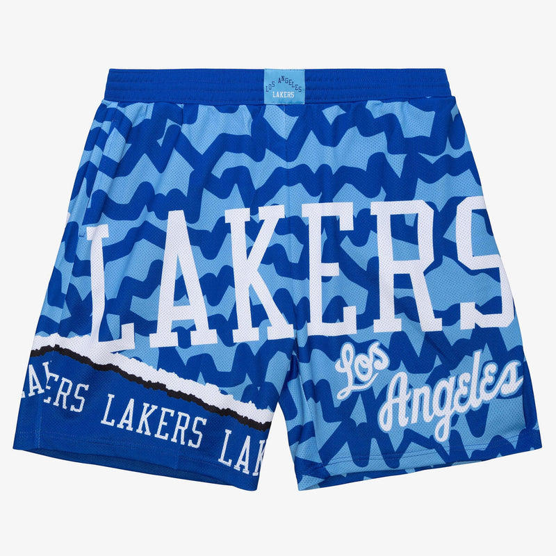 NBA JUMBOTRON 2.0 SUBLIMATED SHORTS LAKERS - Image 1 NBA JUMBOTRON 2.0 SUBLIMATED SHORTS LAKERS - Image 1