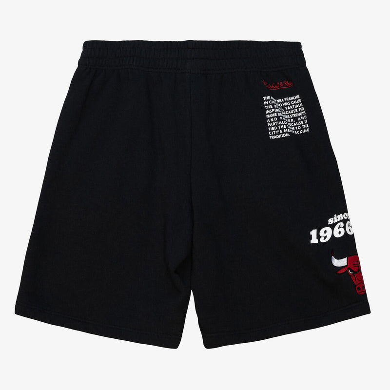 NBA TEAM ORIGINS FLEECE SHORTS BULLS - Image 2 NBA TEAM ORIGINS FLEECE SHORTS BULLS - Image 2