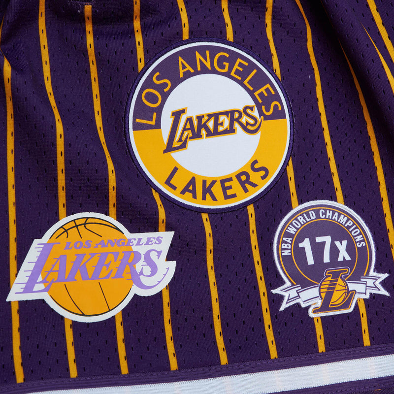 NBA M&N CITY COLLECTION MESH SHORTS LAKERS - Purple-Gold - Image 3 NBA M&N CITY COLLECTION MESH SHORTS LAKERS - Purple-Gold - Image 3