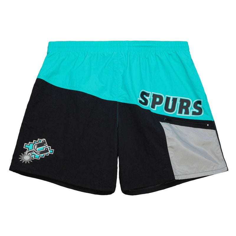 NBA NYLON UTILITY SHORTS SPURS - Image 1 NBA NYLON UTILITY SHORTS SPURS - Image 1