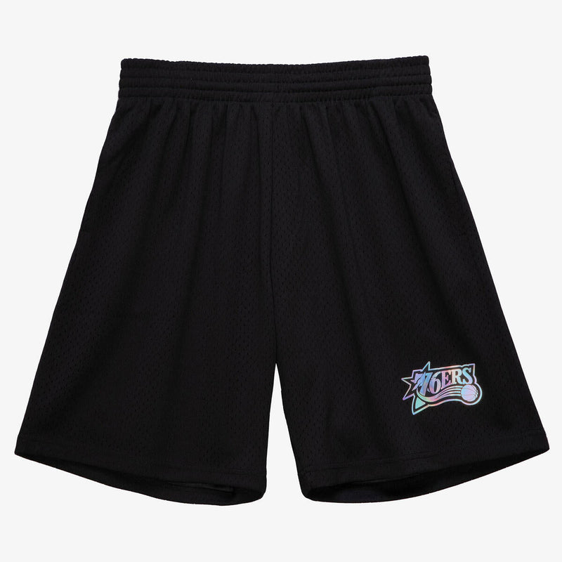 NBA IRIDESCENT MESH SHORTS 76ERS - Image 1 NBA IRIDESCENT MESH SHORTS 76ERS - Image 1