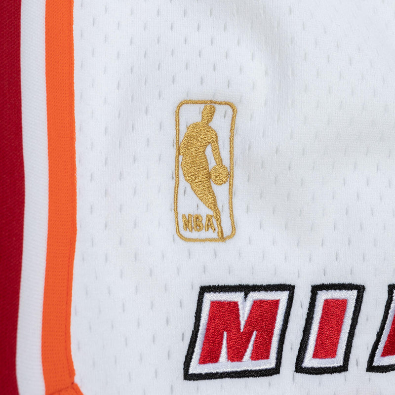 NBA JUST DON HARDWOOD CLASSICS SHORTS HEAT White SHORMO20286-MHEWHIT - Image 4 NBA JUST DON HARDWOOD CLASSICS SHORTS HEAT White SHORMO20286-MHEWHIT - Image 4