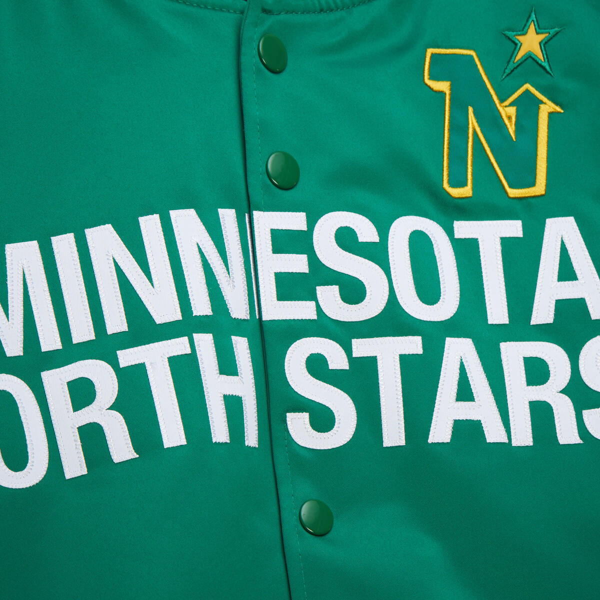 NHL LIGHTWEIGHT SATIN JACKET MINNESOTA NORTH STARS - Image 5