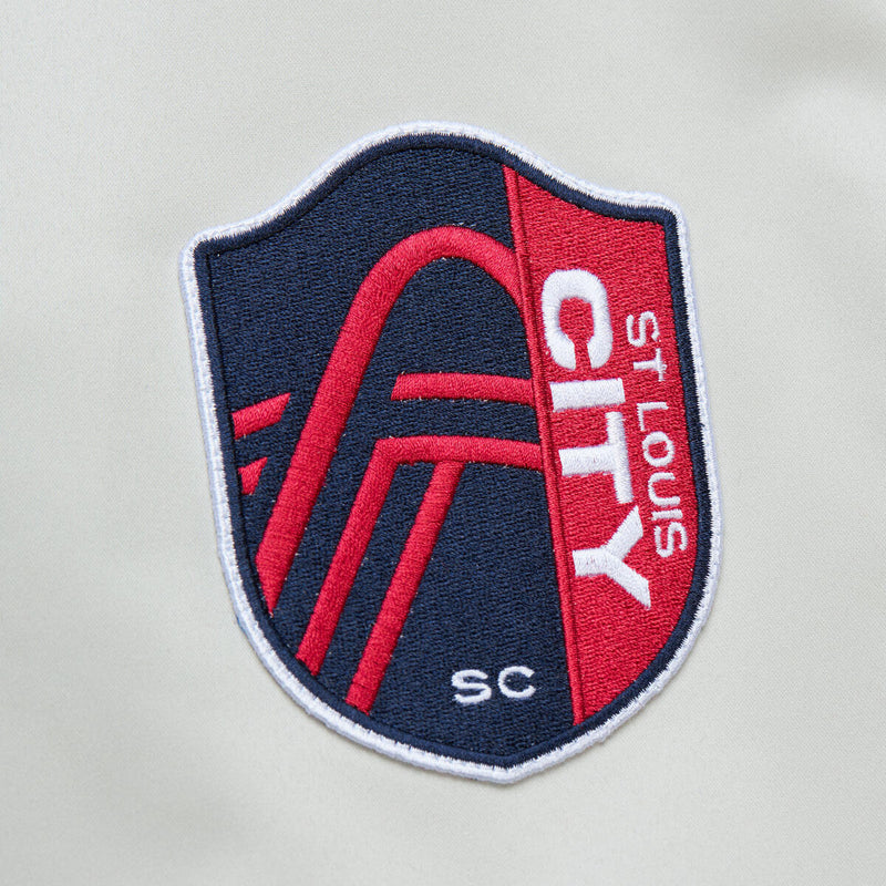 MLS LIGHTWEIGHT SATIN BOMBER CURRENT LOGO ST. LOUIS Silver SJKT7154-SLIYYPPPSILV - Image 3 MLS LIGHTWEIGHT SATIN BOMBER CURRENT LOGO ST. LOUIS Silver SJKT7154-SLIYYPPPSILV - Image 3