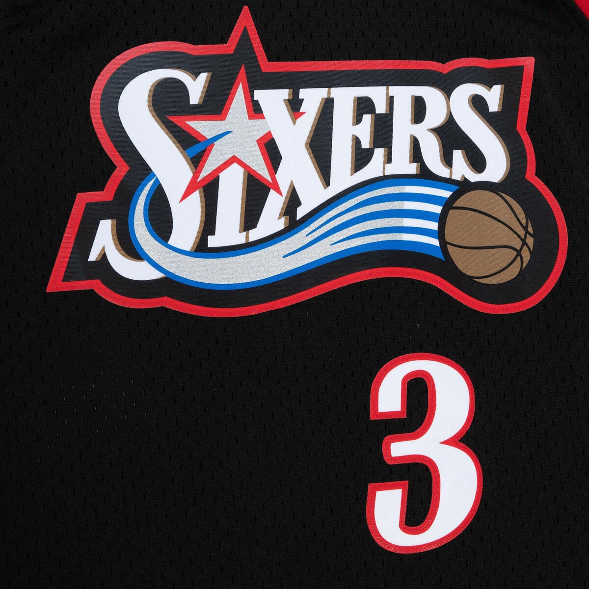 NBA ALT.. SPAIN JERSEY 76ERS 2006 ALLEN IVERSON - Black - Image 3