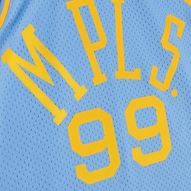 NBA DARK JERSEY LAKERS 1948 GEORGE MIKAN - Columbia Blue - Image 3 NBA DARK JERSEY LAKERS 1948 GEORGE MIKAN - Columbia Blue - Image 3