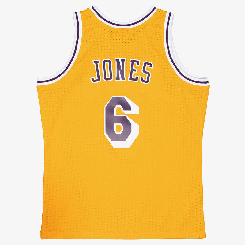 NBA HOME JERSEY LAKERS 1996 EDDIE JONES - Light Gold - Image 2 NBA HOME JERSEY LAKERS 1996 EDDIE JONES - Light Gold - Image 2