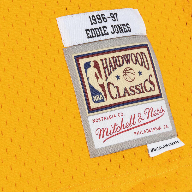 NBA HOME JERSEY LAKERS 1996 EDDIE JONES - Light Gold - Image 4 NBA HOME JERSEY LAKERS 1996 EDDIE JONES - Light Gold - Image 4