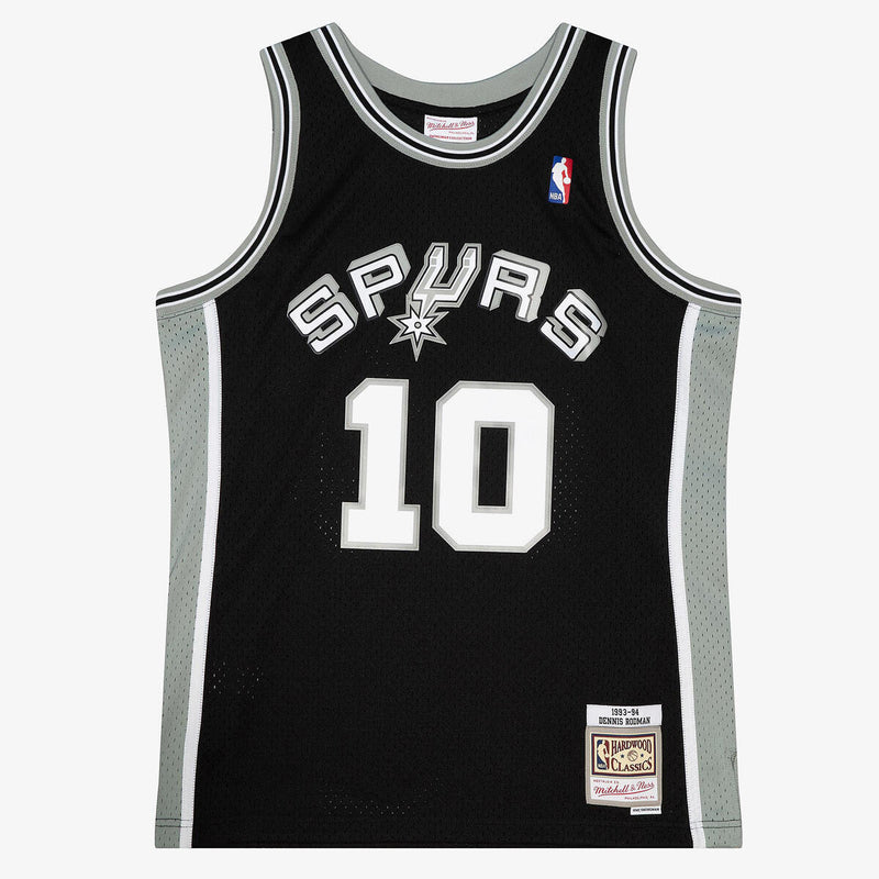 NBA DARK JERSEY SPURS 1993 DENNIS RODMAN - Black - Image 1 NBA DARK JERSEY SPURS 1993 DENNIS RODMAN - Black - Image 1