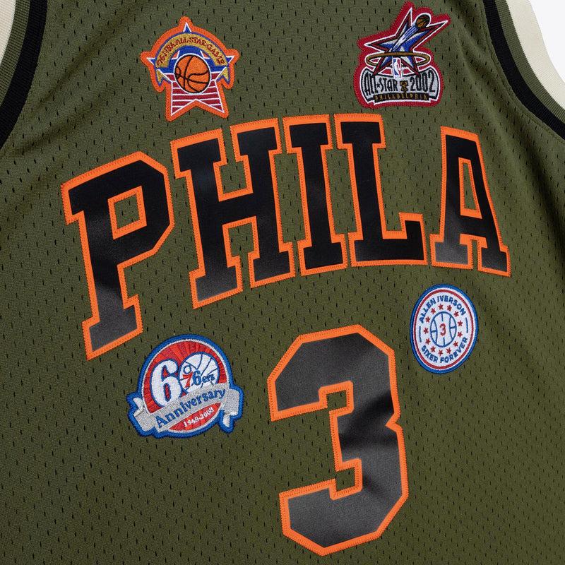 NBA FLIGHT SWINGMAN JERSEY 76ERS 1996 ALLEN IVERSON - Dark Green - Image 3 NBA FLIGHT SWINGMAN JERSEY 76ERS 1996 ALLEN IVERSON - Dark Green - Image 3