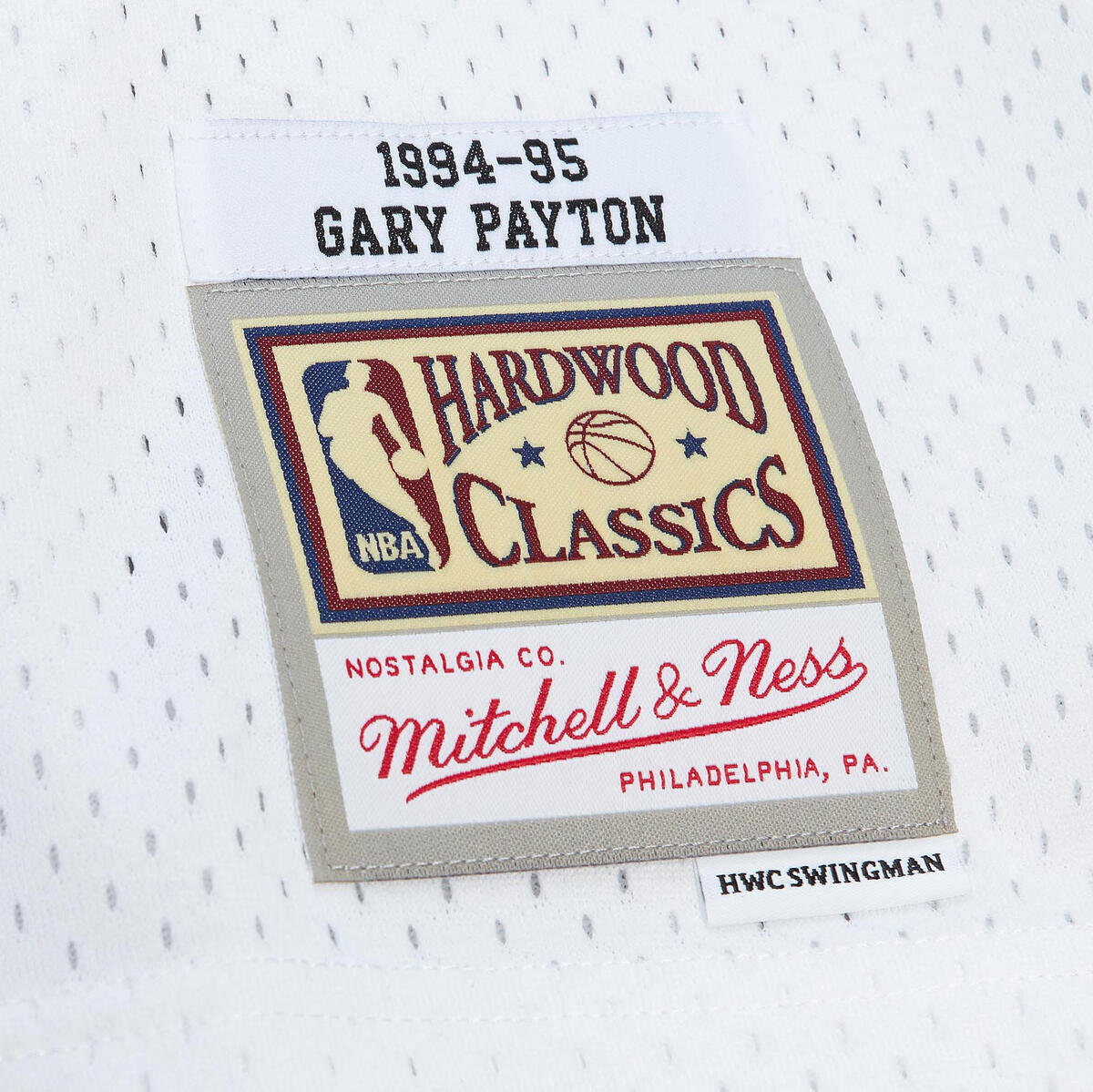 NBA HOME JERSEY SUPERSONICS 1994 GARY PAYTON - White - Image 4