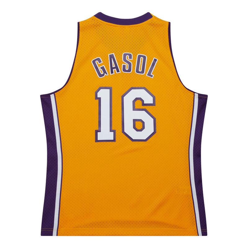 NBA GOLD JERSEY LAKERS 2009 PAU GASOL - Light Gold - Image 2 NBA GOLD JERSEY LAKERS 2009 PAU GASOL - Light Gold - Image 2