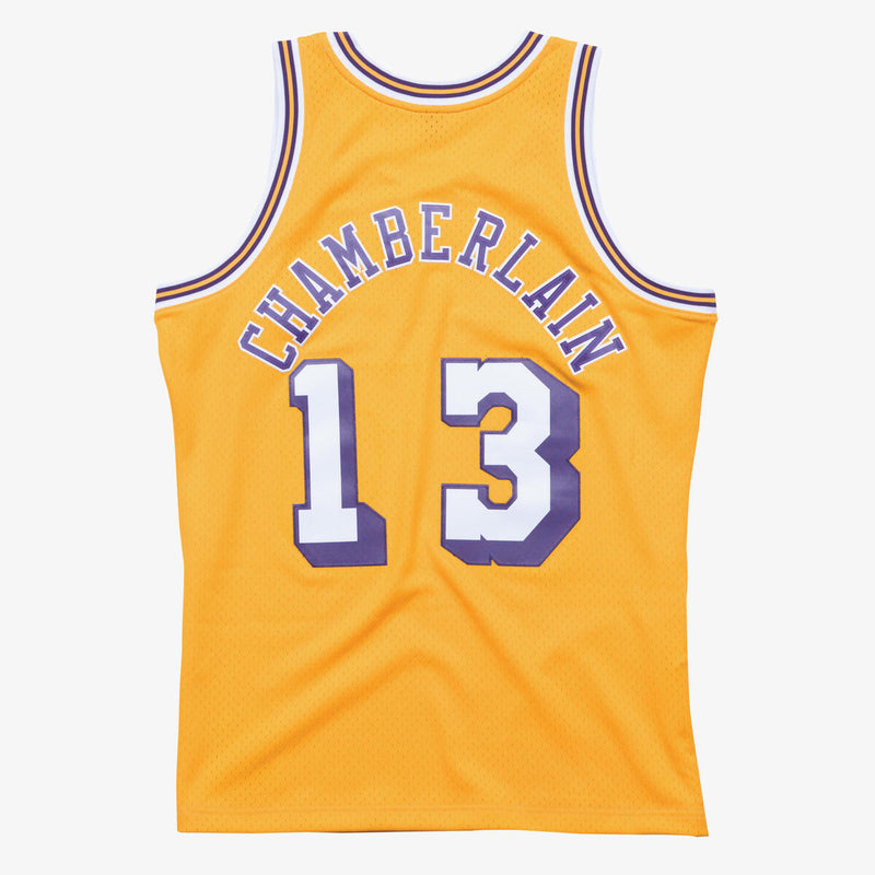 NBA SWINGMAN JERSEY LAKERS 1971-1972 WILT CHAMBERLAIN - Light Gold - Image 2 NBA SWINGMAN JERSEY LAKERS 1971-1972 WILT CHAMBERLAIN - Light Gold - Image 2