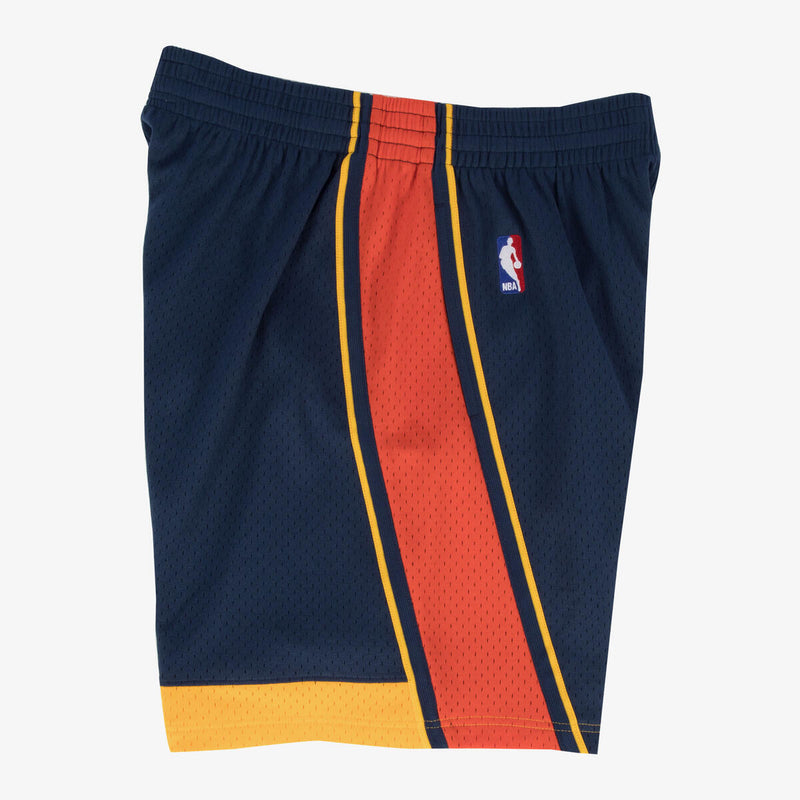 NBA SWINGMAN ROAD SHORTS WARRIORS 09-10 - Navy - Image 3 NBA SWINGMAN ROAD SHORTS WARRIORS 09-10 - Navy - Image 3