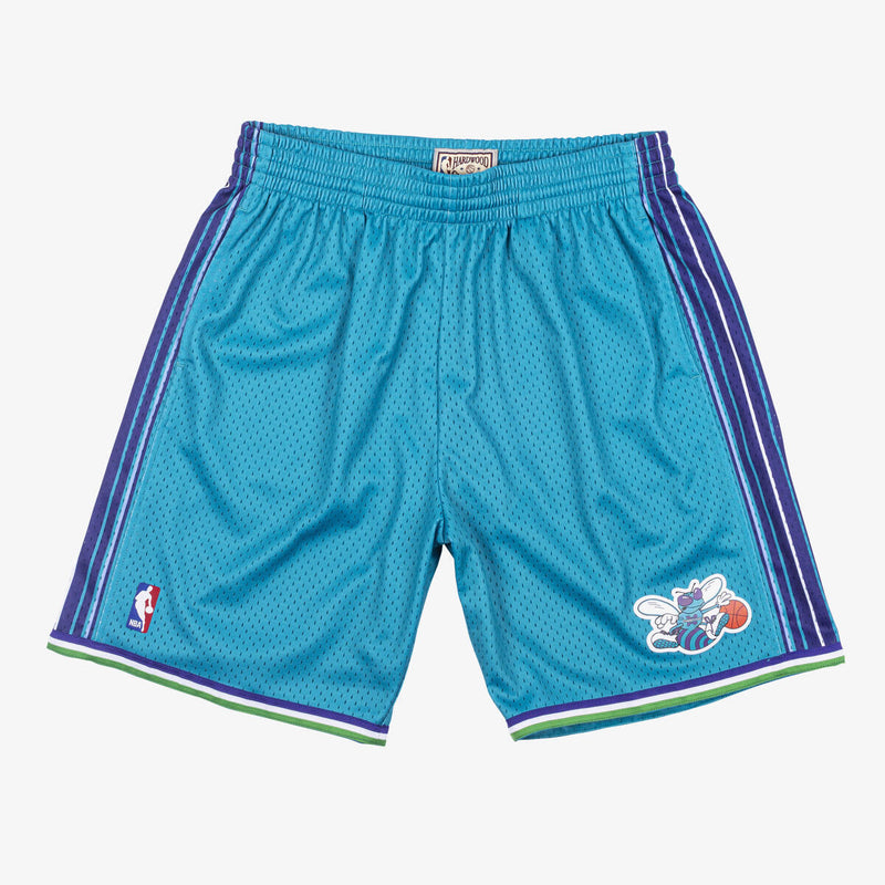NBA ROAD SWINGMAN SHORTS HORNETS 99-00 - Teal - Image 1 NBA ROAD SWINGMAN SHORTS HORNETS 99-00 - Teal - Image 1